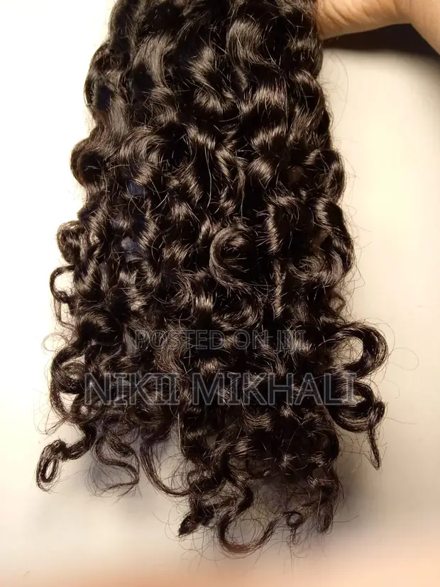 100% Virgin Burmese Curly Human Hair Weave - Water Curl - 1