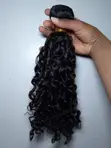 100% Virgin Burmese Curly Human Hair Weave - Water Curl - 2