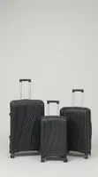 25kg Rubber Suitcase - Black - 1