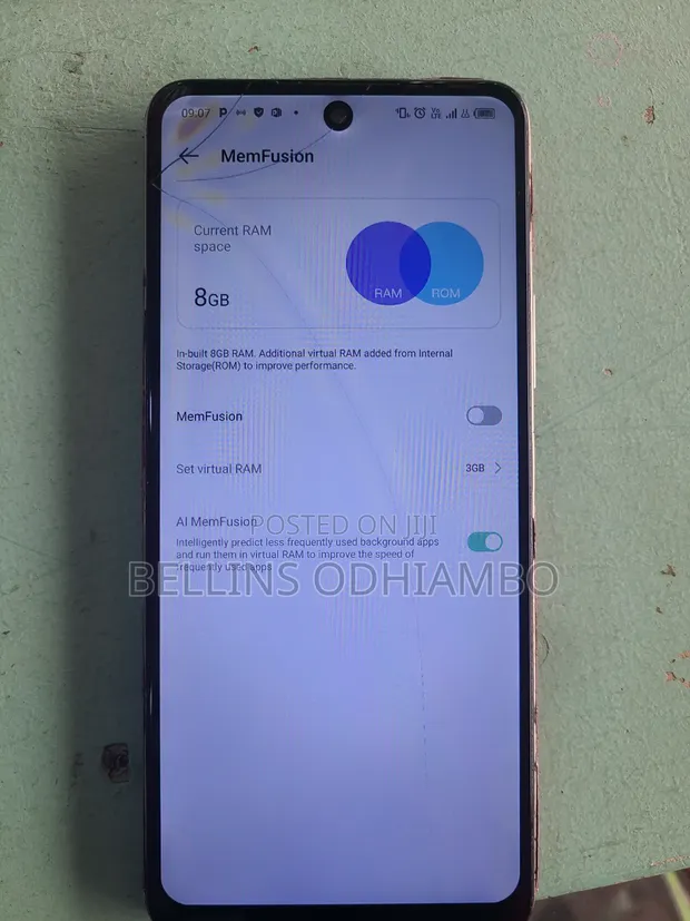 Infinix Zero 5G 128GB Nyeusi (Skrini Imevunjika) - 1