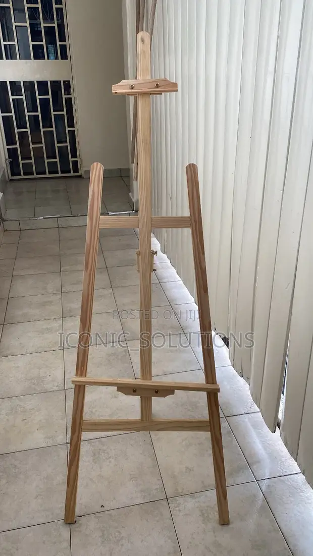 Wooden Easel Stand - Strong & Durable Display - 1