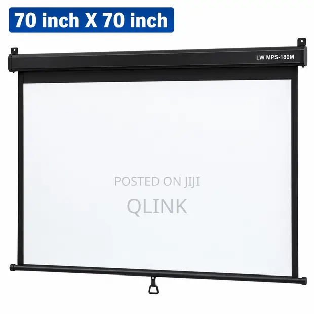 Lightwave Manual Projector Screen 180x180cm (70") - 1