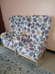 Accent Wingback Armchair - 1
