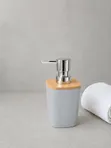 Liquid Soap Dispenser with Bamboo Lid - 1