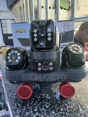 4-Lens Solar 4G PTZ Camera