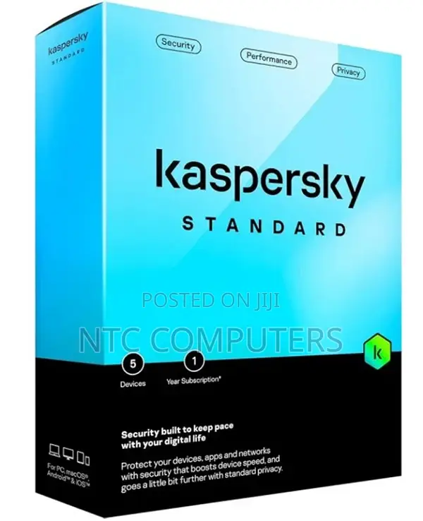 Kaspersky Standard Antivirus - 5 Users, 1 Year - 1