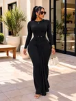 Mavazi Mazuri ya Classic Bodycon - 1