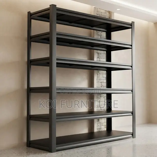 Black Organization Storage Shelf Rack - 1