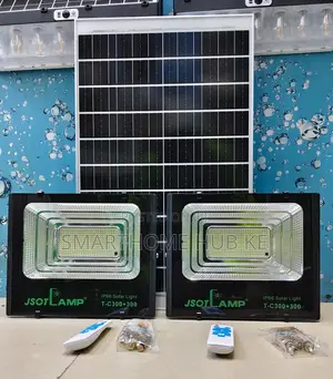 2-in-1 TC 300W Solar Floodlights