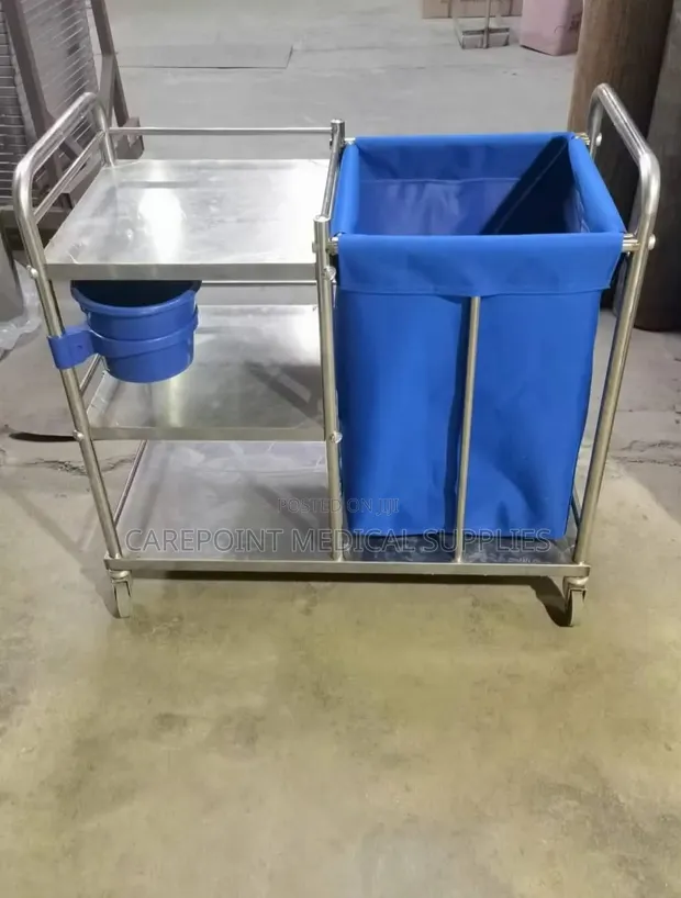 Hospital Linen Trolley - Brand New - 1