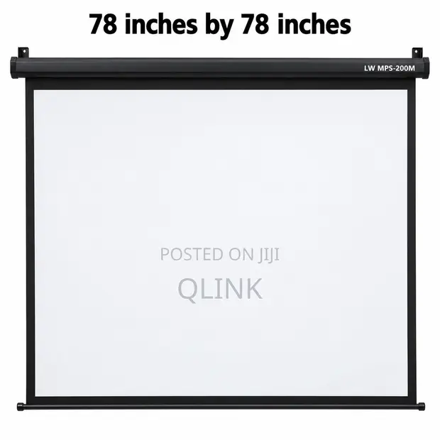 Lightwave Manual Projector Screen 200 x 200 cm - 1