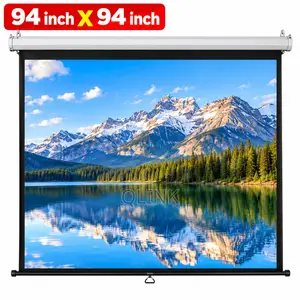 Lightwave Manual Projector Screen 240 x 240 cm