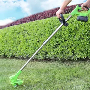 Cordless Electric Lawn Mower with Two Batteries