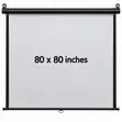Skrini ya Projector ya Mwongozo 203 x 203 cm (80x80 Inches) - 2