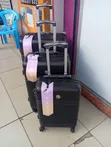 3-in-1 Fibre Luggage Set - Black - 2