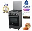New Nunix 50*55 3+1 Standing Cooker with Electric Oven - 2