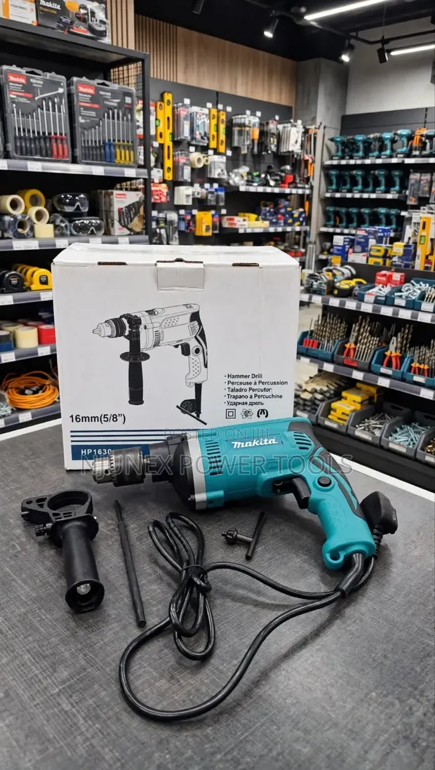 Makita HP1630 710W Corded Impact Drill - 1