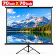 Tripod Projector Screen 180 x 180 cm (Inchi 70) - 1