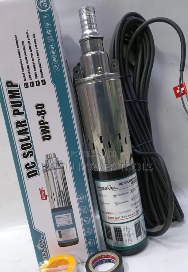 Freevel DWP-80 Submersible DC Solar Pump - 1