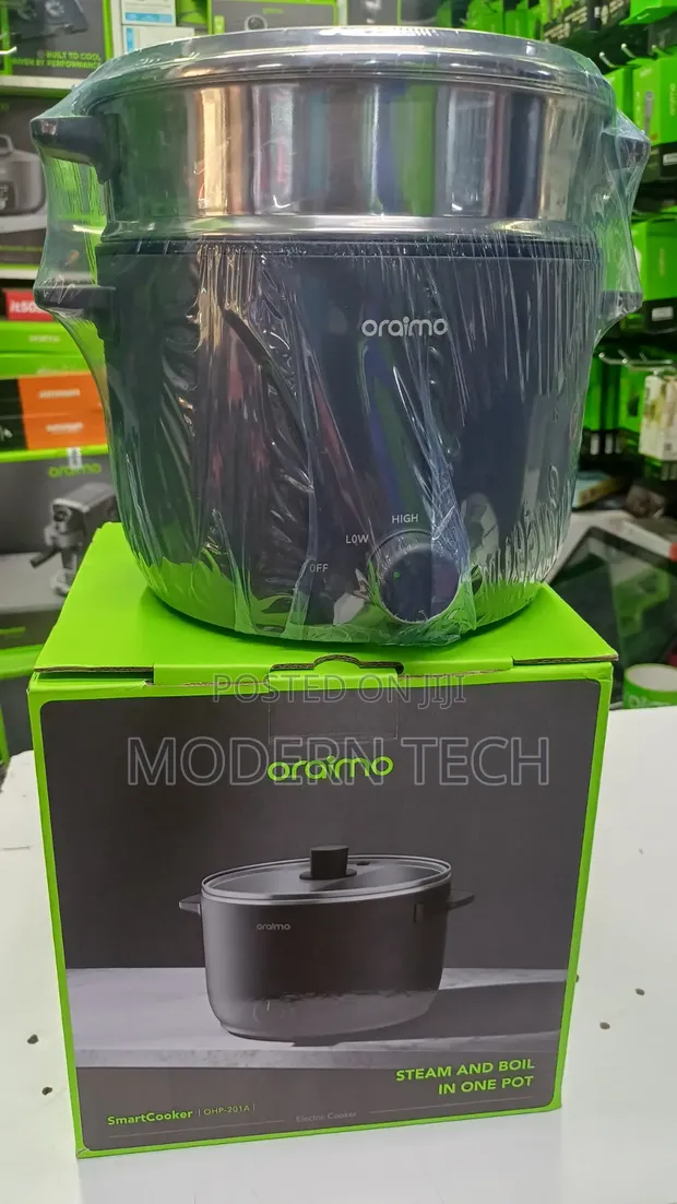 Oraimo 3L Electric Cooking Pot - 1000W - 1