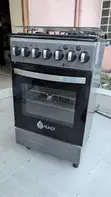 Nunix Cooker 50x55cm - 3 Gas Burners, 1 Hotplate ya Umeme + Oven ya Gesi - 4