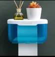 Wall Tissue Box with Flat Top Holder - 4