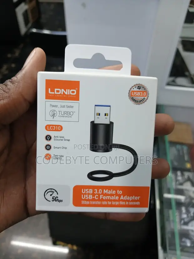 LDNIO LC310 USB-A to USB-C Adapter - 1