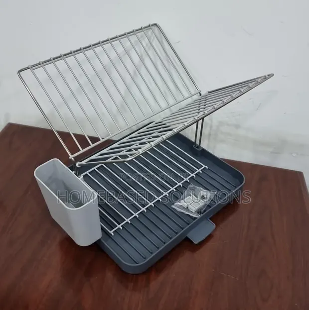 A-565 2 Tier Self Draining Dish Drainer Rack - 1