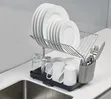 A-565 2 Tier Self Draining Dish Drainer Rack - 2
