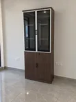 Kabati la Ofisi lenye Milango ya Kioo - Kabati la Kuhifadhia Mbao - 4