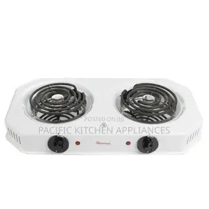 Ramtons RM/253 Double Spiral Plate Cooker - White