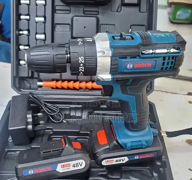 Bosch Cordless Drill Set 48V Rechargeable - 1