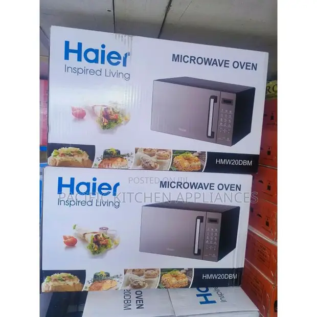 20L Digital Control Microwave Oven - Silver - 1