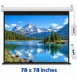 LW EPS-200E Electric Projector Screen 200x200cm - 1