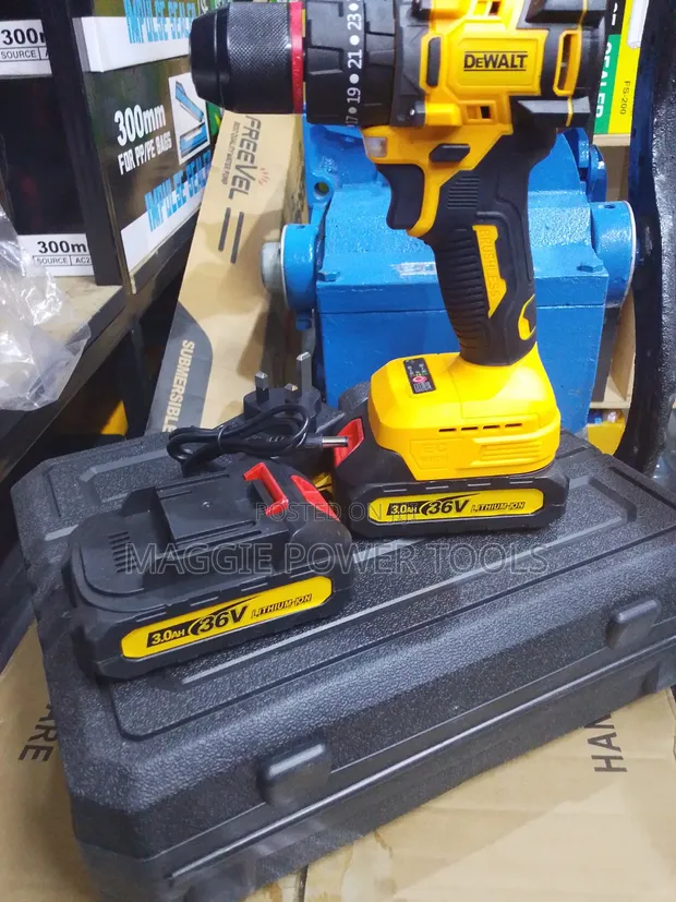 DeWalt 36V Cordless Brushless Drill Mpya - 1