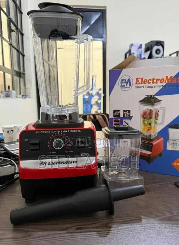 Electromate Blender ya Kibiashara 2-in-1 - 1