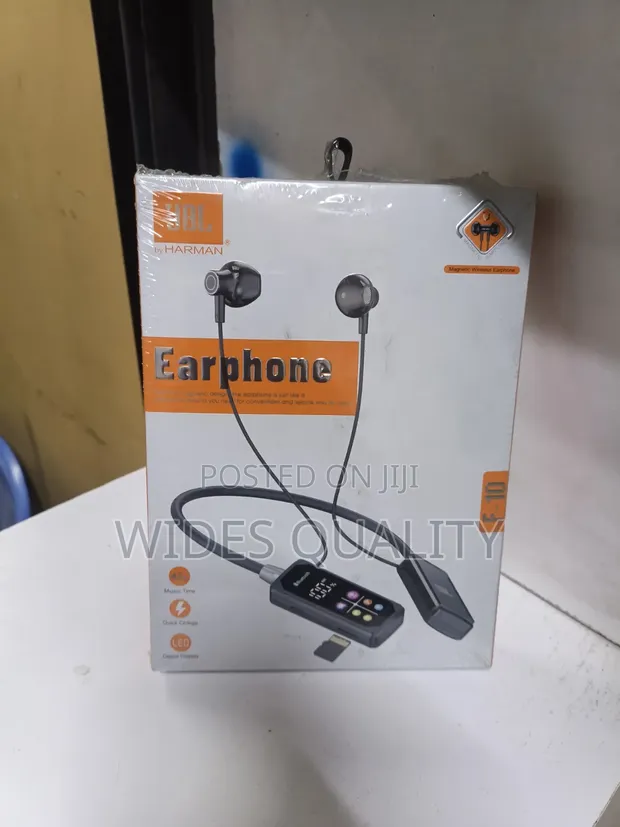 JBL F-10 Wireless Bluetooth Neckband Earphones - 1