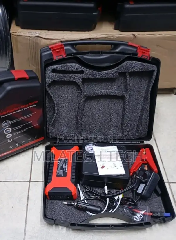 12V Portable Vehicle Jump Starter - 99800mAh - 1