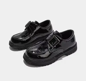 Viatu vya Shule vya Wavulana Wetlook - Size 27-38