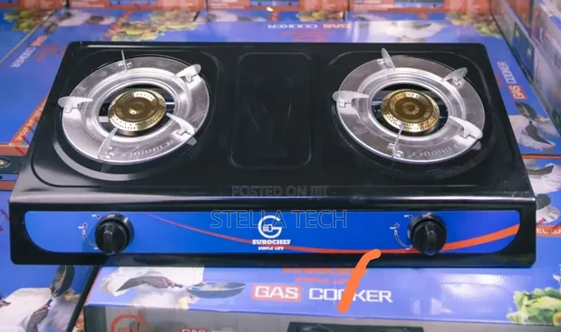Eurochef Stainless Steel 2-Burner Gas Cooker - 1