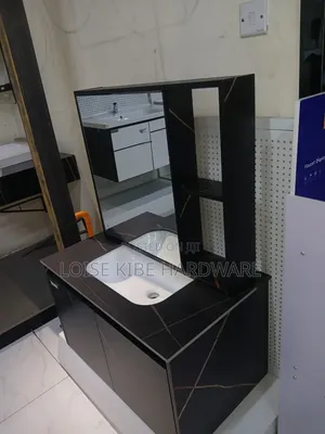 Black Vanity Cabinet - Brand New