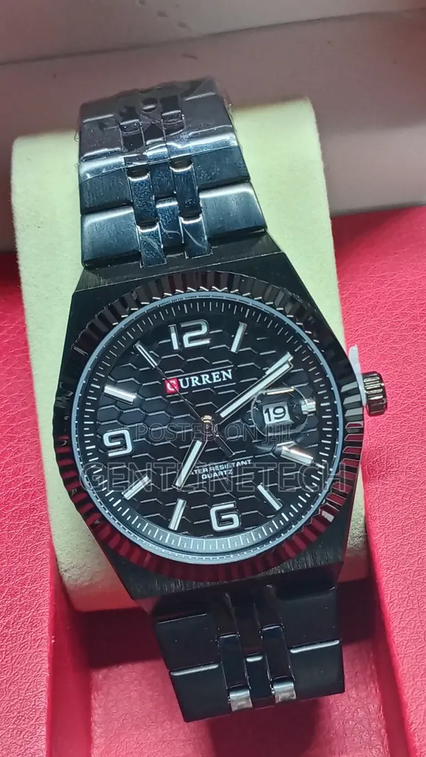 Curren Black Wrist Watch - 1