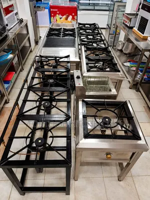 Commercial 3-Burner Gas Cooker 1400mm
