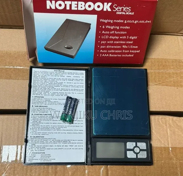 Notebook Series Jewelry Digital Scale 500g - 1