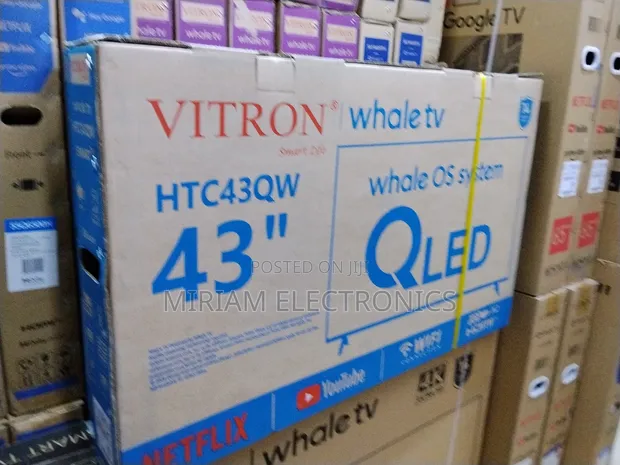 Vitron 43 Inch QLED Smart Android TV 4300QFS - 1
