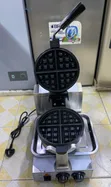 Euromax Waffle Baker ya Mzunguko Mmoja WB-1R - 2