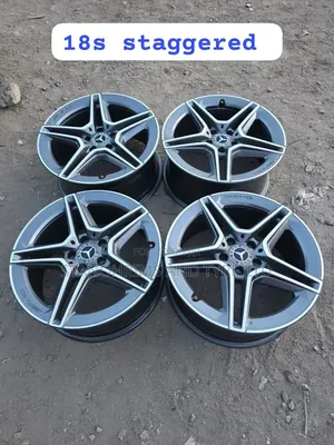 Mercedes AMG Staggered Wheels - Size 18, Used