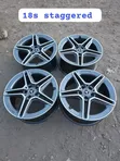 Mercedes AMG Staggered Wheels - Size 18, Used - 1