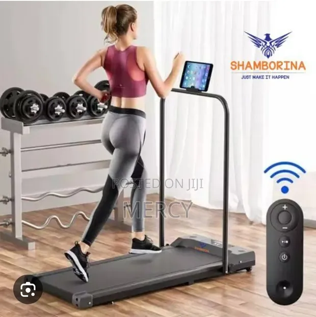 Treadmill ya Umeme ya Kasi ya 10km/h na Remote Control - 1