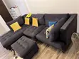 Kochi ya L-Shape ya Seater 5 na Ottoman - 2